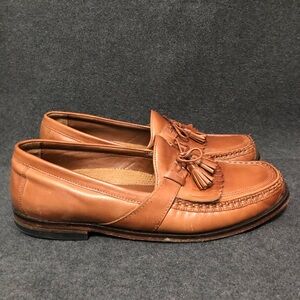 Johnston Murphy Shoes Mens Size 11 M Loafer Brown Leather Tassel Kiltie 20-3370